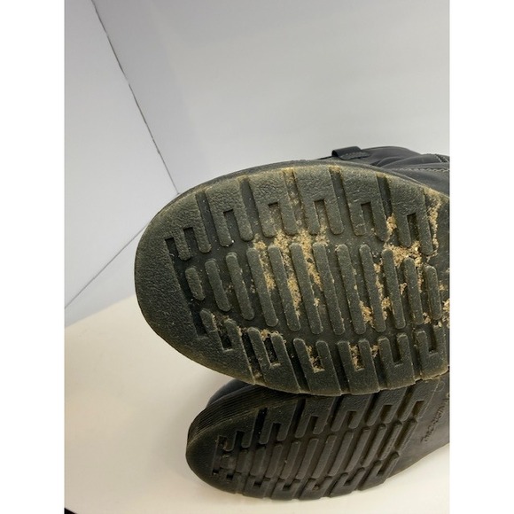 Dr. Martens Black Leather Mid-Calf Combat Boots - Picture 9 of 13